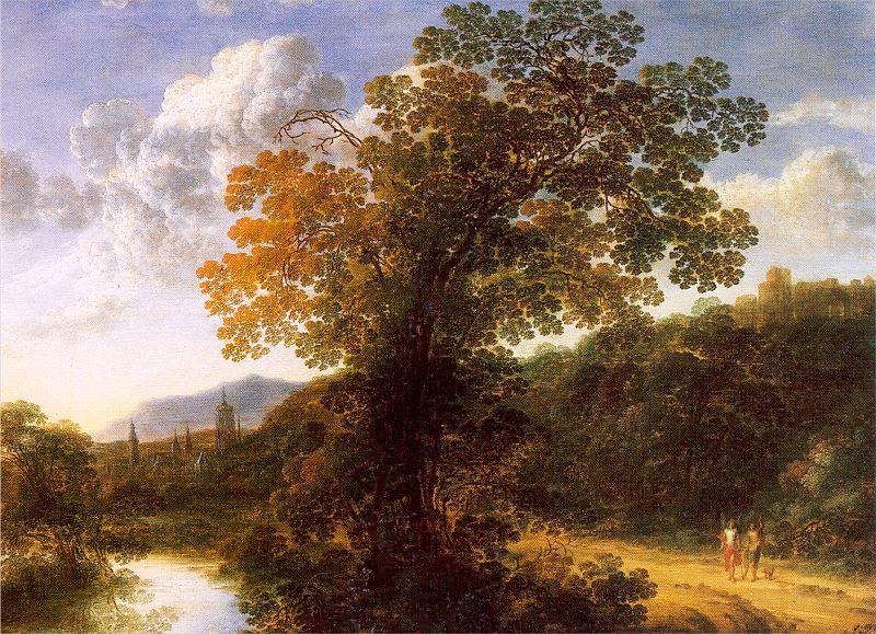 Neyts, Gilles Landscape with River. oil painting image